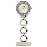 The Olivia Collection Silver Tone Round Open Link Professional Fob TOC73