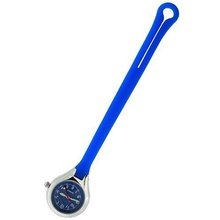 TOC Unisex Analogue Blue Rubber Extra Long 14.5cm Button Hole Nurses Fob