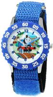 Thomas and Friends Kids' W000718 Stainless Steel Time Teacher Blue Bezel Casual