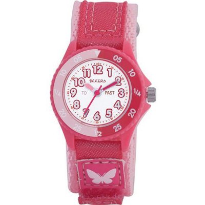 Tikkers TK0009 Kids Bright Pink Velcro