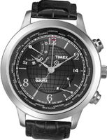 Timex Intelligent Quartz T2N609 PREMIUM IQ Black World Time