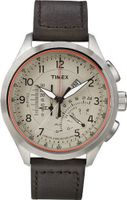 Timex Intelligent Quartz T2P275 Cream Brown Linear Chronograph
