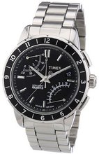 Timex Quartz SL-Series Fly-Back Chronograph T2N498 with Metal Strap
