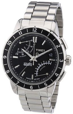 Timex Quartz SL-Series Fly-Back Chronograph T2N498 with Metal Strap