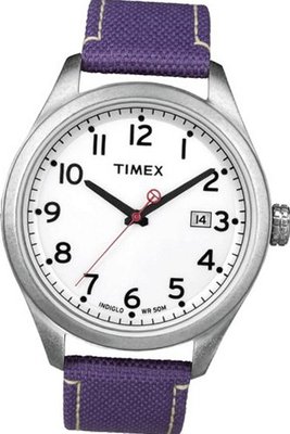 Timex Originals T2N225 T Series White Purple