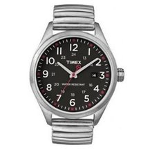 Timex Originals T2N310 Black Silver T Series Expander