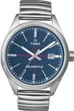 Timex Originals T2N404 T Series Blue Dial Steel Expander