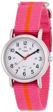 Timex Originals T2P072 Ladies Pink Weekender Slip Through