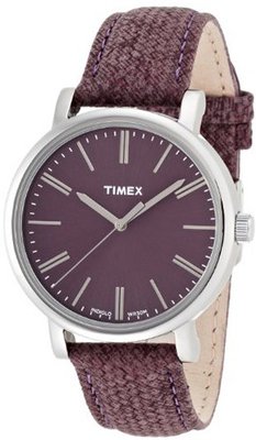 Timex Originals T2P172 Ladies Burgundy Classic Round