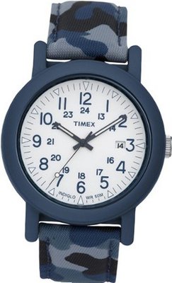 Timex Originals T2P290 Blue Camo Camper
