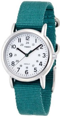 Timex T2N915 Ladies Style Weekender Green