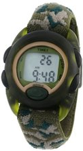 Timex Kids' T71912 Digital Camo Elastic Fabric Strap