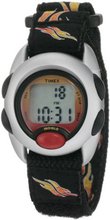 Timex Kids' T78751 Digital Flames Fast Wrap Velcro Strap