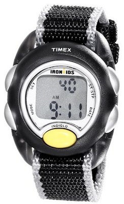 Timex Kids' T7B9819J IronKids Translucent Black Resin Strap