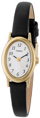 Timex T21912 Cavatina Black Leather Strap