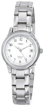 Timex T29271 Elevated Classics Dress Sport Chic Silver-Tone Bracelet