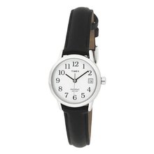 Timex T2H331 Easy Reader Black Leather Strap