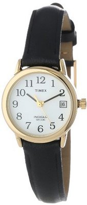 Timex T2H341 Easy Reader Black Leather Strap