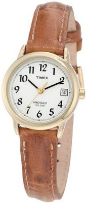 Timex T2J761 Easy Reader Brown Leather Strap Casual