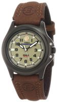 Timex T47042 Expedition Metal Field Olive/Brown Leather Strap