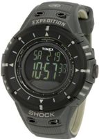 Timex T49612 Expedition Trail Series Shock Digital Compass Black/Green Resin Strap