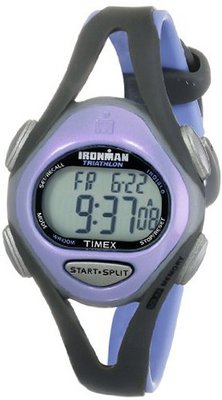 Timex T5E511 Ironman Sleek 50-Lap Gray/Purple Resin Strap
