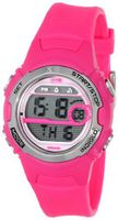 Timex T5K595 1440 Sports Digital Mid-Size Bright Pink Resin
