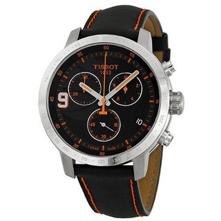 Tissot T-Sport Tony Parker Limited Black Dial Black Leather T0554171605701