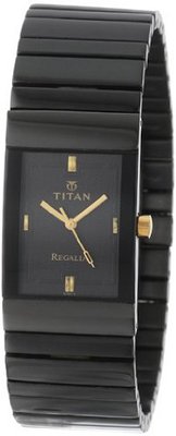 Titan 1087NM01 Regalia Black Plated Stainless Steel