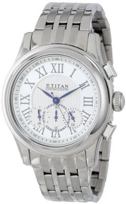 Titan 1562SM01 Orion Stainless Steel Chronograph