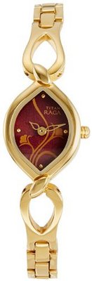 Titan 2455YM04 Raga Jewelry Inspired Gold-Tone