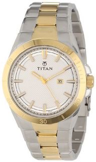 Titan 9381BM01 Octane Fueled Stainless Steel Date Function and Luminous Hands and Markers