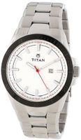 Titan 9381KM03 Octane Fueled Stainless Steel Date Function and Luminous Hands and Markers