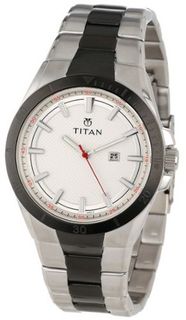 Titan 9381KM05 Octane Fueled Stainless Steel Date Function and Luminous Hands and Markers