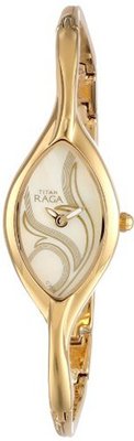 Titan 9701YM03 Raga Jewelry Inspired Gold-Tone