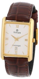 Titan Unisex 669YL01 Classique Gold Tone Date Function