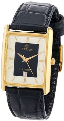 Titan Unisex 669YL06 Classique Gold Tone Date Function