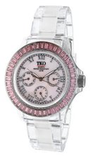 TKO ORLOGI TK502-PK Capri Swarovski Crystal Accented Plastic Case