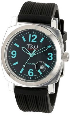 TKO ORLOGI TK549-TB Unisex Milano Remixed Turquoise Black Strap