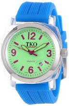 TKO ORLOGI TK558-GBL Milano Junior Acrylic Case Green Dial