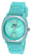 TKO ORLOGI TK584-TQ Milano II Turquoise Rubberized Case