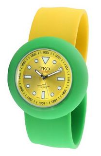 TKO ORLOGI TK589-YGG Green and Yellow Rubber Slap