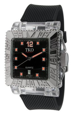 TKO ORLOGI TK601-BO Coliseum Plastic Case and Rubber Strap