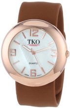 TKO ORLOGI TK614-RBR Rose Gold Metal Brown Slap