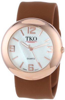 TKO ORLOGI TK614-RBR Rose Gold Metal Brown Slap