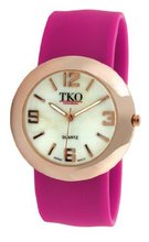TKO ORLOGI TK614-RFS Rose Gold Metal Fuschia Slap