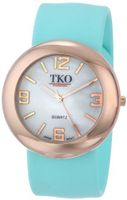 TKO ORLOGI TK614-RTQ Rose Gold Metal Turquoise Slap