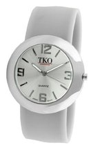 TKO ORLOGI TK614-SWT Silver Slap Metal White