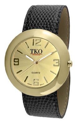 TKO ORLOGI TK616-GBK Gold Black Leather Slap Slap