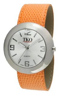 TKO ORLOGI TK616-SOR Silver Orange Leather Slap